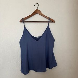 Intimately by Free People Lace Inset Plunging Camisole Size S